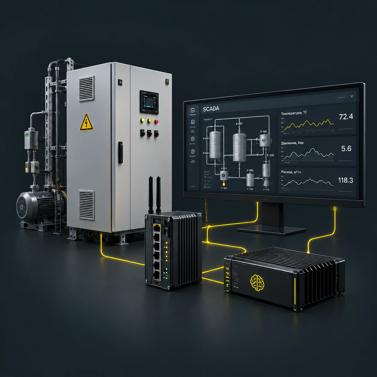 Обладнання, IoT та SCADA — приклад інтеграції